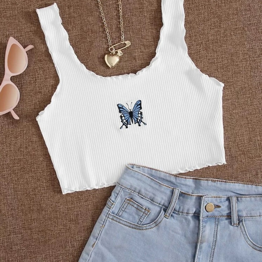 Butterfly Crop Top